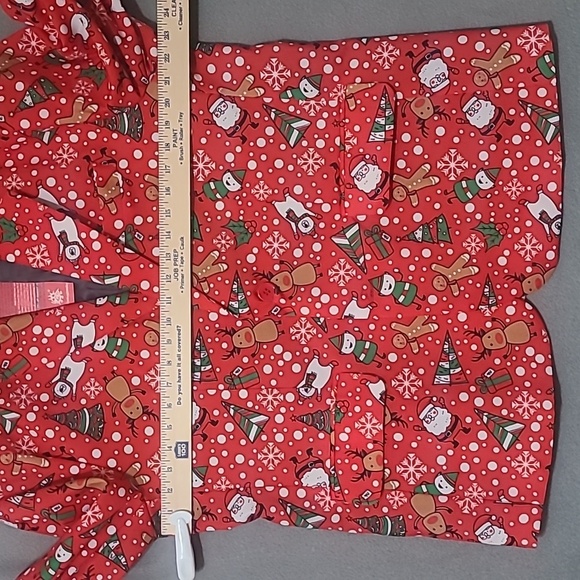 You Look Ugly Today Red Christmas Blazer Jacket W/Tie - Size Large NEW WITH TAGS - Picture 10 of 16